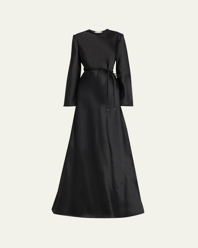Luminosity Silk Bias Slip dress